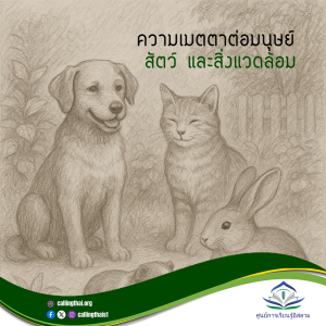 ความเมตตาต่อมนุษย์ สัตว์ และสิ่งแวดล้อม