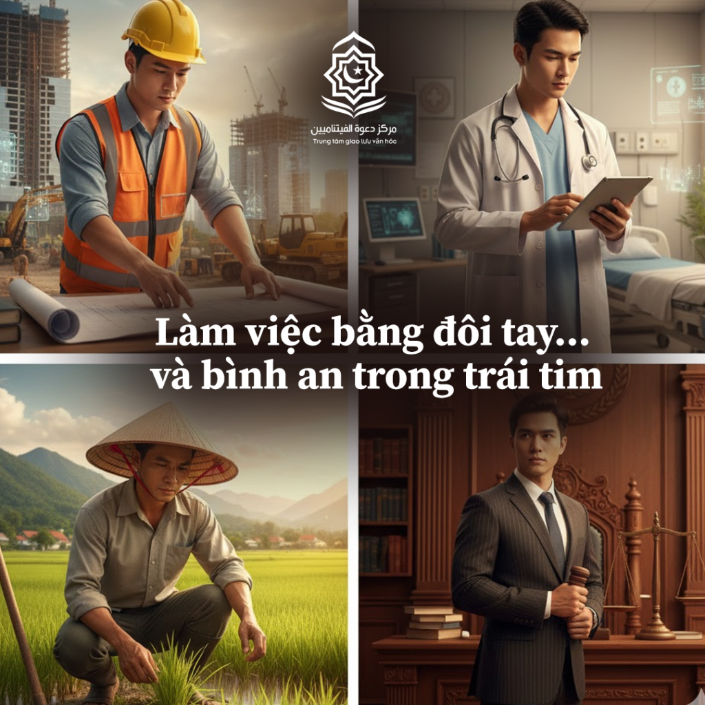 Làm việc bằng đôi tay… và bình an trong trái tim