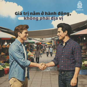 Giá trị nằm ở hành động, không phải địa vị