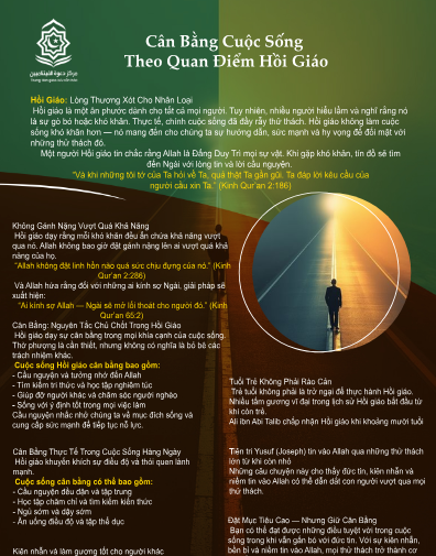 Cân Bằng Cuộc Sống Theo Quan Điểm Hồi Giáo