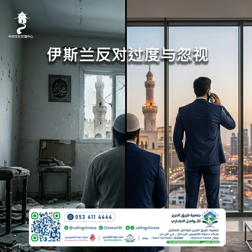 伊斯兰反对过度与忽视