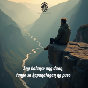 Ang balanse ang daan tungo sa kapanatagan ng puso