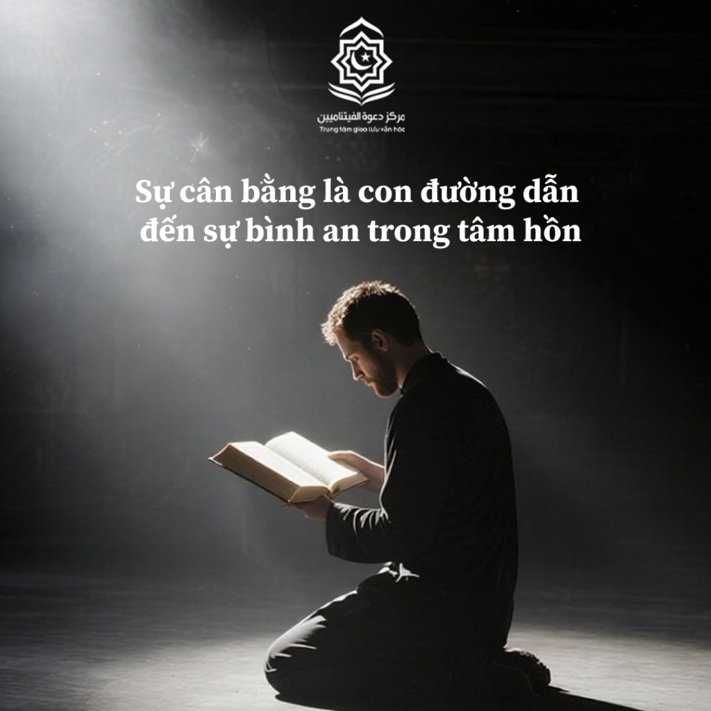 Sự cân bằng là con đường dẫn đến sự bình an trong tâm hồn