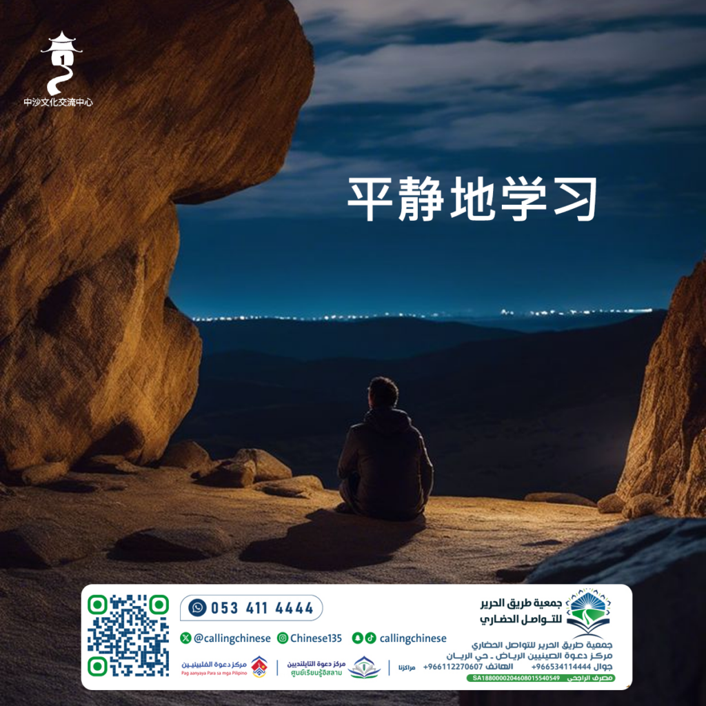 平静地学习