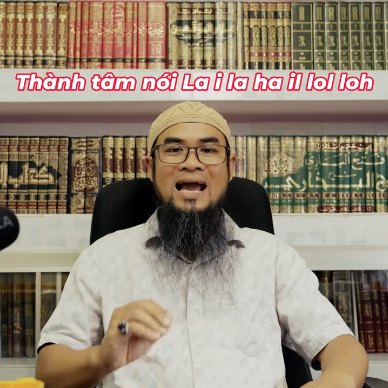 Thành tâm nói La ilaha illolloh