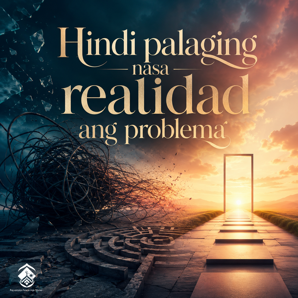Hindi palaging nasa realidad ang problema