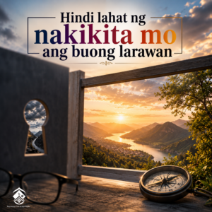 Hindi lahat ng nakikita mo ang buong larawan
