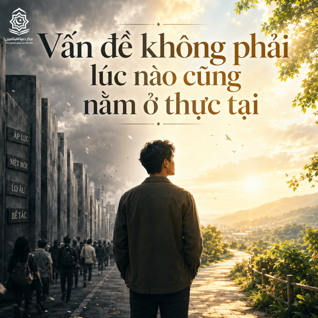 Vấn đề không phải lúc nào cũng nằm ở thực tại