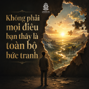 Không phải mọi điều bạn thấy là toàn bộ bức tranh