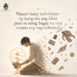 Maaari bang isakripisyo ng isang tao ang lahat para sa isang bagay na siya mismo ang nag-imbento?