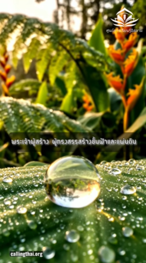 พระเจ้าผู้สร้าง ผู้ทรงสรรสร้างชั้นฟ้าและแผ่นดิน