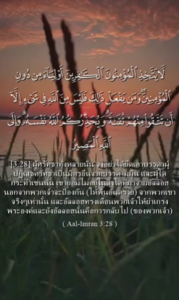 อาล อิมรอน : 28-29