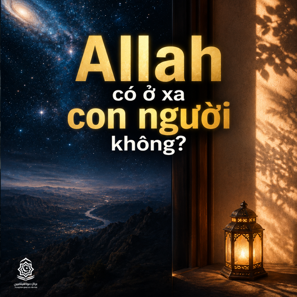 Allah có ở xa con người không?