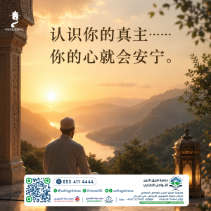 认识你的真主……你的心就会安宁。