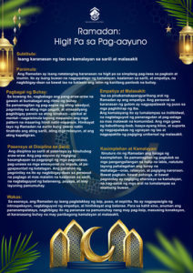 Ramadan: Higit Pa sa Pag-aayuno
